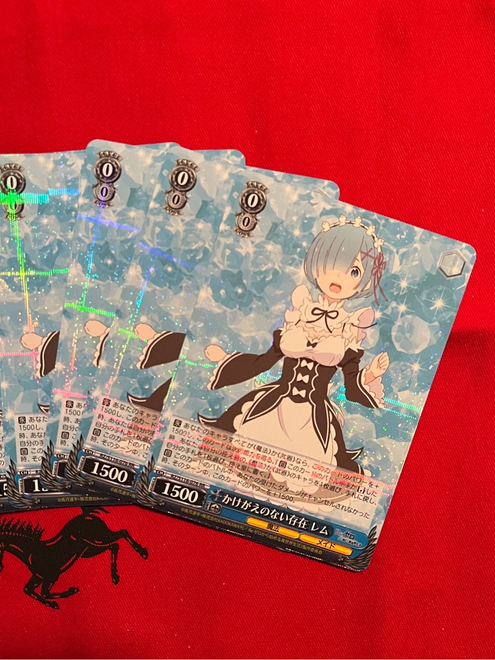Rem Holographic Card – Blue Sparkle Collectible